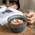 thumbnail image 6 of Oversized Coffee Mug: 24 oz Large Ceramic Mug with Handle, 700 ml Porcelain Coffee Cup for Tea, Latte, Hot Cocoa, Cereal, and Soup (Starry Sky), 6 of 7