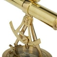 thumbnail image 5 of DecMode 8" x 8" Brass Metal Compass Telescope with Compass Base, 1-Piece, 5 of 9