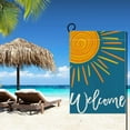 thumbnail image 3 of Hello Sunshine Welcome Summer Double-side 12.5x18in Garden Flag Home Outdoor Yard Banner Decor, 3 of 3