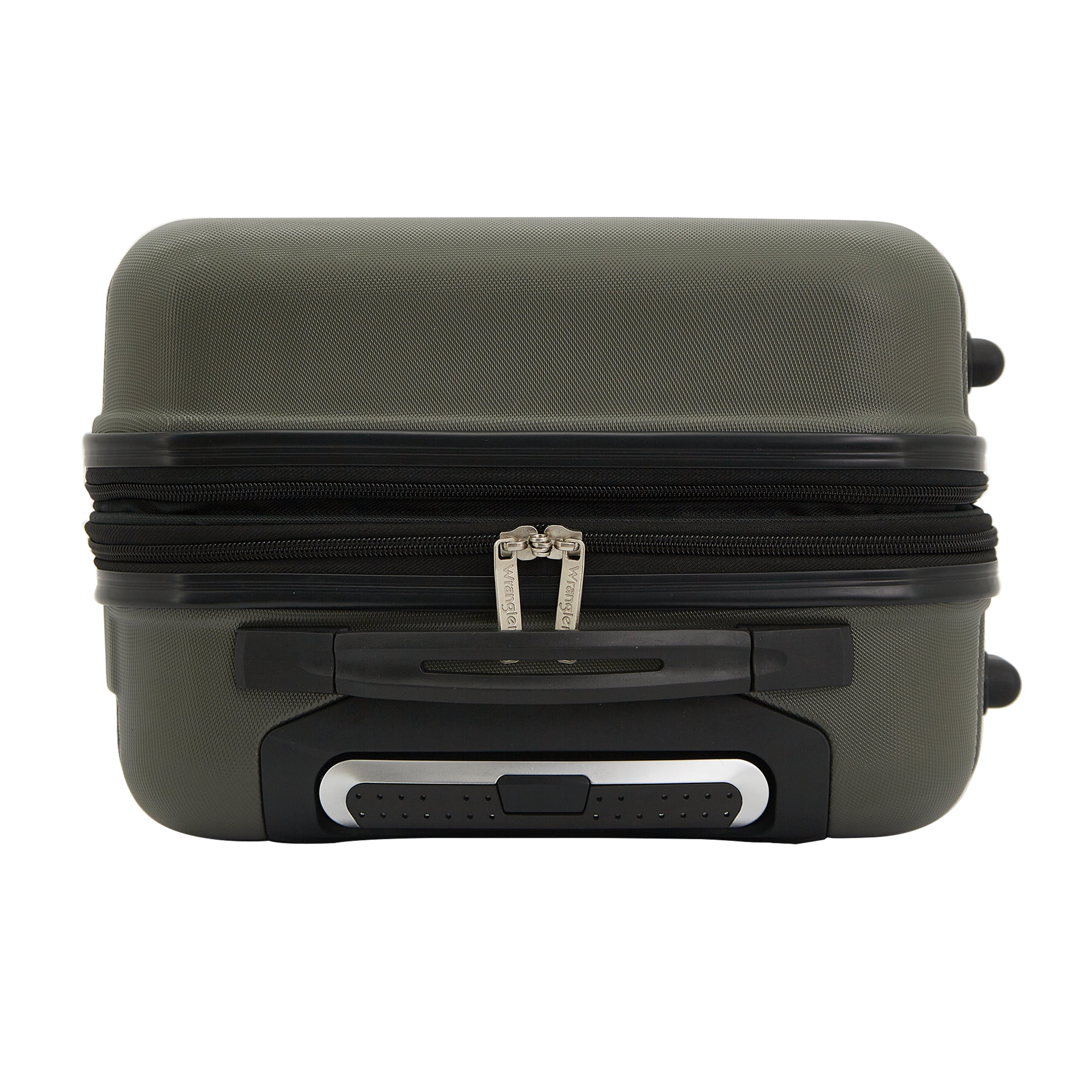 Buy Wrangler 4 piece rolling hardside spinner luggage set with 20 and