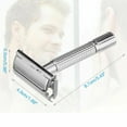 thumbnail image 4 of Retro Rotary Razor for Men with Storage Box 5 Replaceable Blades Smooth Shaving for Face Beard, 4 of 10