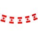 thumbnail image 2 of Bandera de Canadá Bandera de La Secuencia de para La Decoración Del Partido Del Deporte Del Cumpleaños Los 5M Sunnimix Banderas de cadena de la nación de Canadá, 2 of 8
