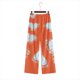 thumbnail image 4 of Pantalones con cordones estampados sueltos casuales de primavera y verano para mujer Pompotops  ulkah939783, 4 of 7