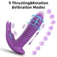 thumbnail image 2 of Wearable Dildo Panty Vibrator, XBONP App G-Spot Vibrator with 9 Vibration Modes, Adult Sex Toys for Women Couples, Purple, 2 of 7
