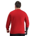 thumbnail image 2 of Men's G-III Sports by Carl Banks Red LA Clippers Adaptive Printed Mesh Effect Long Sleeve T-Shirt, 2 of 5