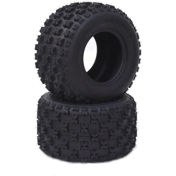Set of 2: 20x10-9 6-Ply ATV/UTV Tires -  All-Terrain Tubeless for Off-Road & Mud