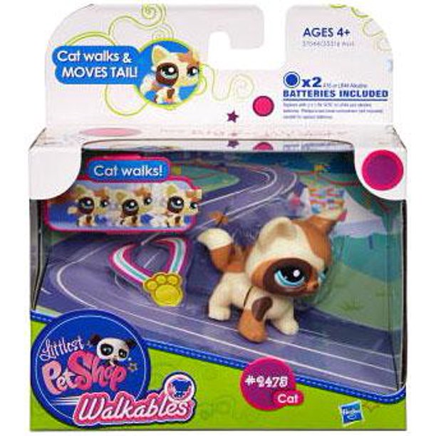 Littlest Pet Shop Walkables Cat Figure [3 Brown Shades]