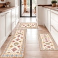 thumbnail image 5 of 3 Pieces Kitchen Rug Sets with Runner Non Slip Washable Mats for Floor Thick Kitchen Floor Mat Carpet Runner Rugs for Hallway Laundry Holiday Decor, 5 of 10