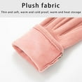 thumbnail image 3 of TERGAYEE Soft Plush Warm Gloves,Thick Windproof Suede Gloves Fleece Lined Texting Winter manipulatescreen Gloves for Women and Girls, 3 of 5