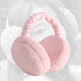 thumbnail image 4 of Orejeras de para mujer, niños, nieve, esquí, cubierta más cálida, accesorios de invierno, auriculares cálidos, vellón grueso para frío Rosa Yinane Calentador de orejas de invierno, 4 of 8