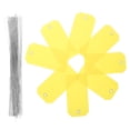 thumbnail image 3 of 100 etiquetas de envío en blanco con alambre, etiquetas de equipaje de PVC grabables para identificación de maletas y mochilas, etiquetas colgantes de envío en blanco, 3 of 6