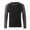 Black, variant on Men's Athletic Tee Shirt Lightweight Casual Workout Top for Gym Sports and Outdoor Activities with Stylish Raglan Design Mens T-Shirts Extra Long Moisture Wicking T Shirts Blue and Black