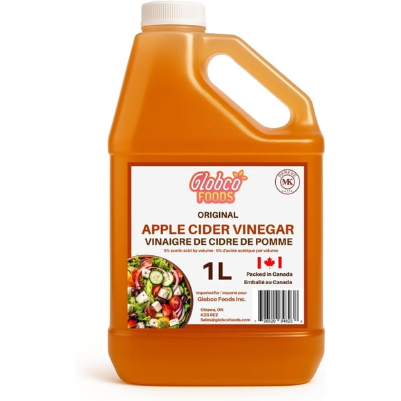 Globco Foods Apple Cider Vinegar 1L - Allergen-Free & Gluten-Free