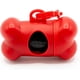 thumbnail image 1 of Dispensador de bolsas para excrementos de perros, soporte para bolsas para excrementos de perros, soporte para bolsas para mascotas con forma de hueso, accesorios para mascotas (rojo), 1 of 5