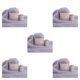 thumbnail image 1 of Yuarrent Juego de ovillos de lana para tejer invierno 50g 20g Gris plateado 5Conjunto, 1 of 6