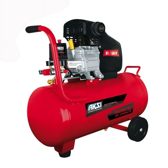 Compresor AKSI 50 lts 2 HP SEMI PRO