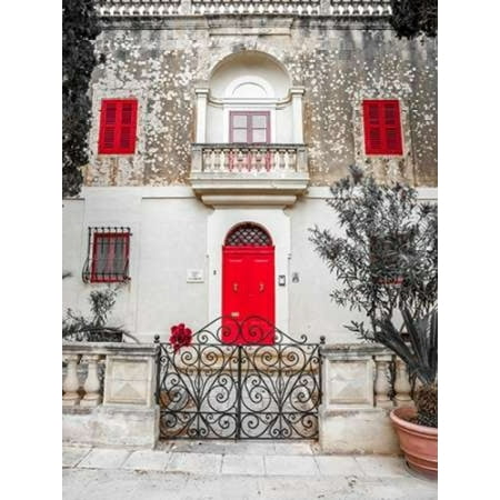 Old Maltese house in Mdina Malta Canvas Art - Assaf Frank (18 x 24)