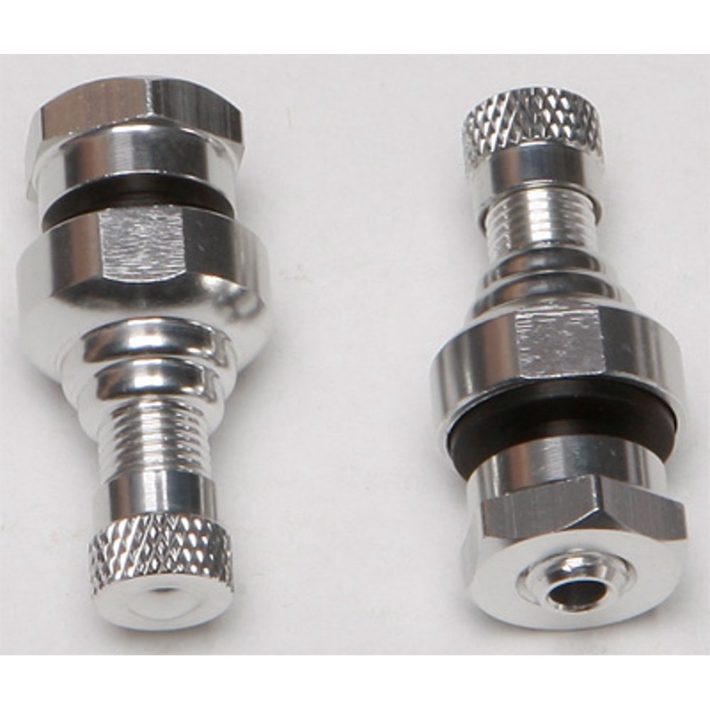 COMP. WERKES Billet Aluminum Valve Stems 8.3MM Silver Straight/Straight MPH42073S