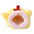 thumbnail image 4 of Casa para Dormir Cama Cálida Hámster Cachorro Gatito Perrera Suave Color Amarillo 2 Uds., 4 of 4