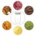 thumbnail image 4 of Food Storage Containers, Stackable Glass Jars for Organization, Small, Set of 3, 4 of 6