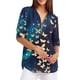 thumbnail image 4 of Camisas de verano para mujer, túnica informal con cremallera, cuello en V, blusa enrollable, camiseta Pompotops lopia997221, 4 of 6
