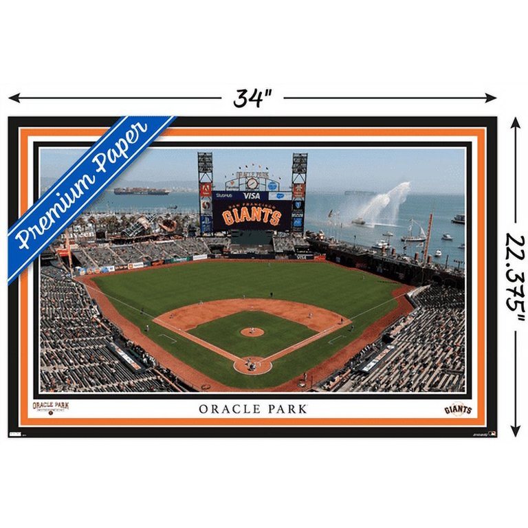 MLB San Francisco Giants - Oracle Park 22 Wall Poster, 22.375