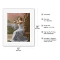 thumbnail image 2 of Classic Vintage French Figure by Tree - Hand-Colored Tinted Art - From a French Risque Postcard by Louis-Amédée Mante c.1910 - Fine Art Rolled Canvas Print 11in x 14in, 2 of 4