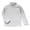 Light Gray, variant on Krdevn Girls Thermal Long Sleeve Shirt Double Layered Lined Half Turtleneck Top for Toddler Kids Winter Warm Base Layer Tee,Fall Clothes,Size:6-7 Years