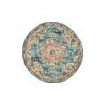 thumbnail image 3 of Unique Loom Penrose Collection Area Rug - Alexis (3' 3" Round Blue/Gray), 3 of 7