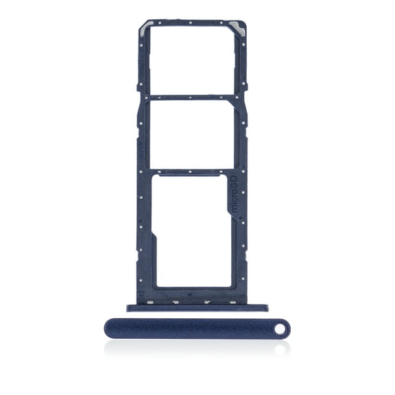 Replacement Dual Sim Card Tray Compatible For Samsung Galaxy A02S (A025 / 2020) / A03 (A035 / 2021) (Blue)