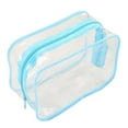 thumbnail image 1 of Trousse de Toilette Transparente Imperméable, Pochette de Maquillage Portable, Trousse Cosmétique pour Femmes, 1 of 10