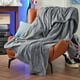 thumbnail image 2 of Manta polar Bedsure Twin, gris, 300 g/m², suave y ligera, 2 of 6