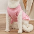 thumbnail image 3 of Spring and summer dog clothes small dog skirt solid color dog skirt fashion simple pleated hem,s，G158746, 3 of 5