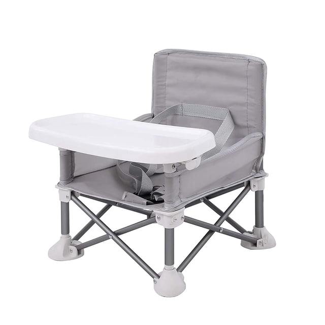 Asiento de viaje portátil para bebé, correa plegable compacta para uso en interiores/exteriores, ideal para camping, playa, césped, niños pequeños, niños, niñas Zhivalor CQ422