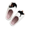 thumbnail image 4 of ZELAND Unisex Halloween Pumpkin Ghost Warm Winter Cotton Slippers - Thick Sole, Couple's Indoor/Outdoor Non-Slip House Shoes, 4 of 4