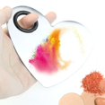 thumbnail image 3 of Paleta de maquillaje profesional de acero inoxidable con forma de corazón para base de uñas, mezcla, herramientas de maquillaje con espátula para sombra de ojos, pestañas, pintalabios, arte de uñas PenghuiLiu 9024719115139, 3 of 5