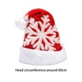 thumbnail image 2 of Christmas Hat Headgear Santa Claus Hat for Winter Dress up Stage Performance Red, 2 of 8