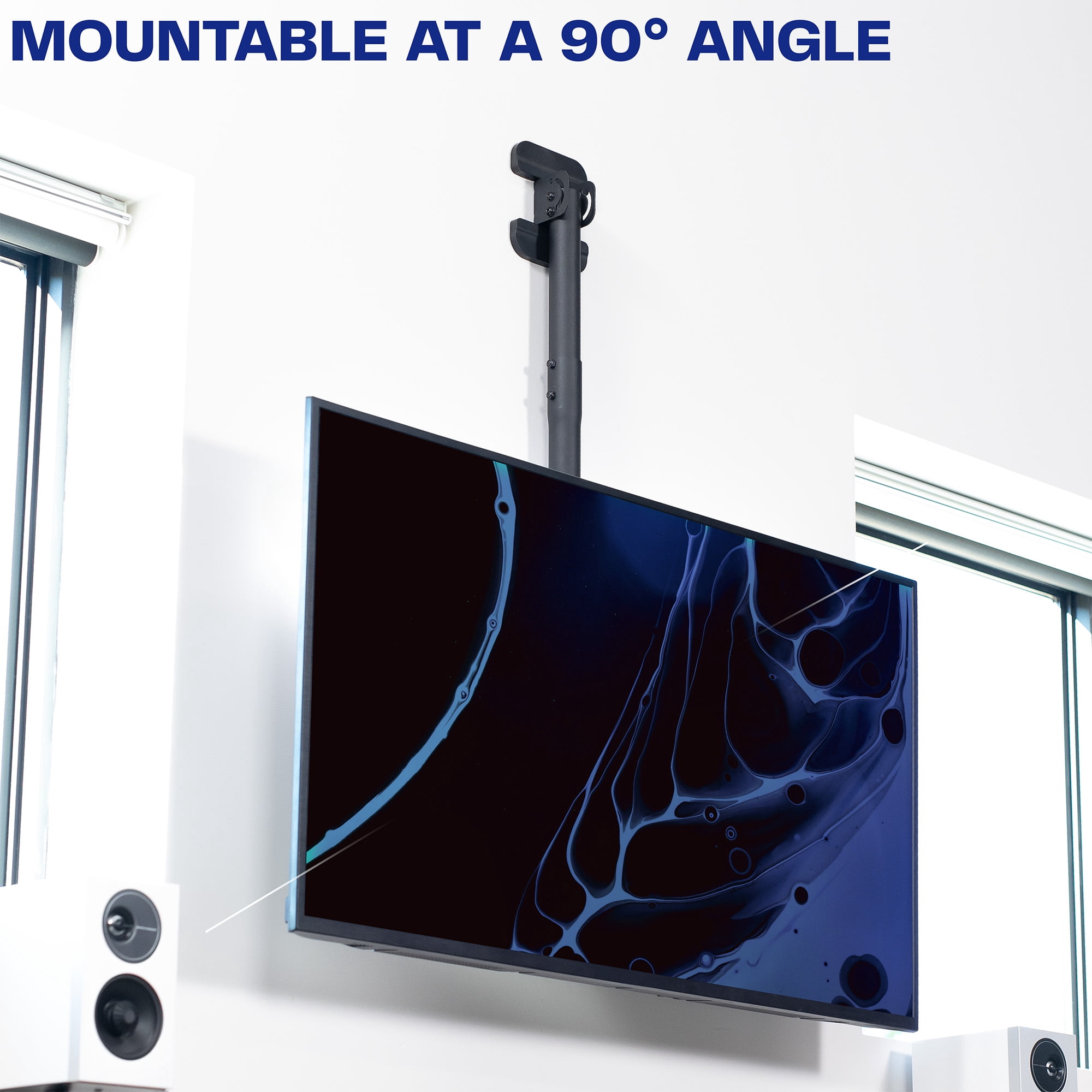 VIVO Extending Ceiling TV Mount for 43 to 86 inch Screens, 3ft Pole