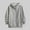 Gray, variant on Dxzfnsa Sweatshirts for Men Men's Fashionable Solid Color Long Sleeved Hoodies Pullover Quarter Zip Sweatshirts Composite Velvet Sweatshirts with Pocket