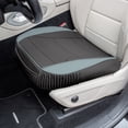 thumbnail image 3 of FH Group Car Seat Cushion – Durable PU Leather Bottom Seat Protector, Water Resistant for Car, Sedan, Truck, SUV Gray/Black, 3 of 6