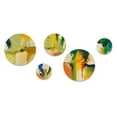 thumbnail image 2 of Designart "Spanish Moss Soulscape I" Abstract Painting Metal Wall Art Set of 5 Piece, 2 of 5