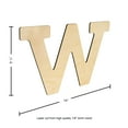 thumbnail image 2 of Essentials By Leisure Arts Arts Wood Letter 9.5" Birch W, 2 of 4