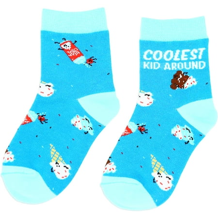 

Ice Cream - M/L Youth Cotton Blend Crew Socks