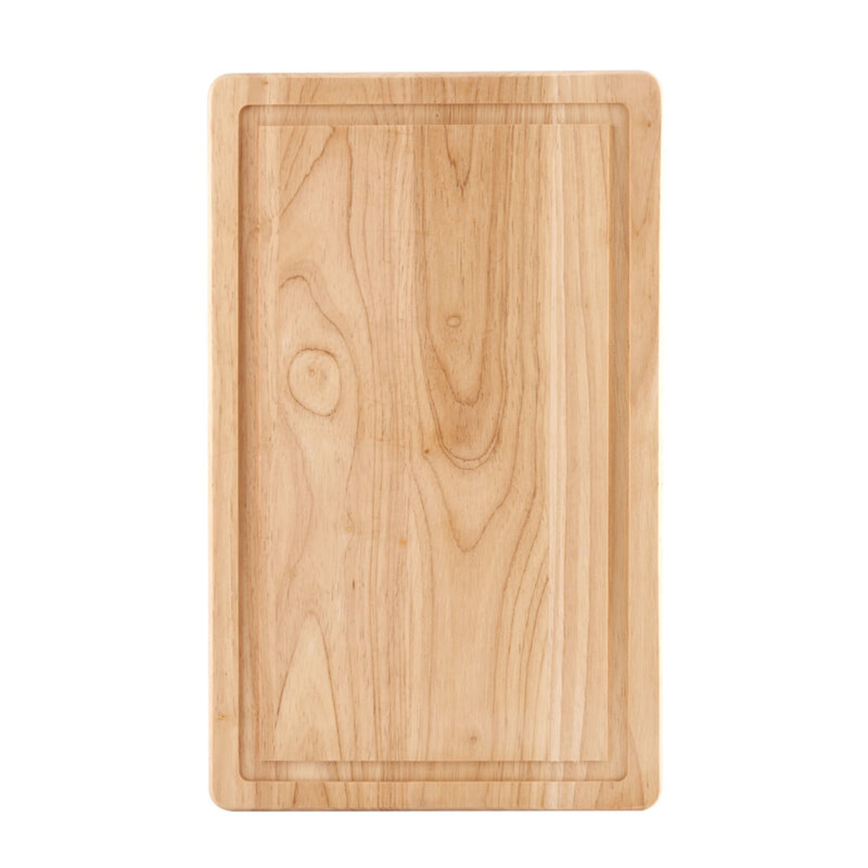 Farberware Rubberwood Cutting Board Set with Juice Grooved and