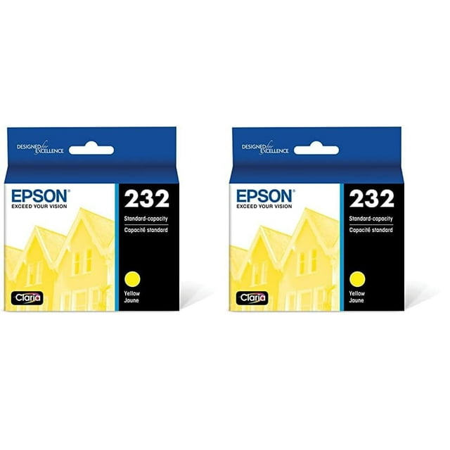 Cartucho de tinta Epson T232 amarillo de capacidad estándar (paquete de 2)