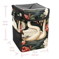 thumbnail image 5 of Swan Mini Trash Can for Car - Foldable, with Lid, Leak-Proof, Hanging Storage Bag, 5 of 6