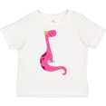 thumbnail image 3 of Inktastic Cute Pink Dinosaur Girls Toddler T-Shirt, 3 of 5
