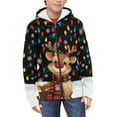 thumbnail image 3 of chaqlin Christmas Deer Hoodies for Boys Gilrs Size 6-7 Long Sleeve Hooded Sweatshirts Kids Full-Zip Hoodie Jacket Casual Outerwear with Pockets Xmas Clothes, 3 of 7