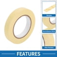 thumbnail image 3 of Cinta de pintor Unique Bargains, fácil de quitar, cinta maestra de enmascarar beige - 0.8 pulgadas x 54.7 yardas, 3 of 6