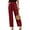 Red, variant on Sherrylily Women High Waisted Palazzo Pants Belted Wide Leg Long Trousers with Pockets